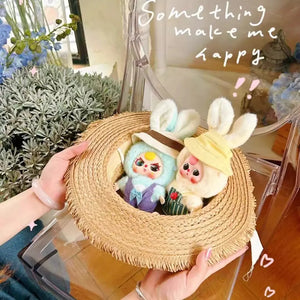 Genuine Baby Three Macaron Little Rabbit Series Plush Mystery Box Tide Play Backpack Pendant Doll Blind Box Girl Christmas Gift