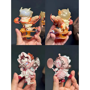 Genuine Blind Box Search Mokoko Series Mystery Box Labubu Crybaby Hirono Skullpanda Dimoo Molly Pino Jelly Model Ornament Gift