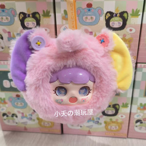 In Stock  Naughty 2-Generation Vinyl Blind Box Round Rolling Students Cute Bag Pendant Tide Play Toy Mystery Box Christmas Gift