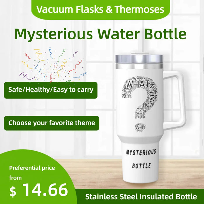 Mysterious Vacuum Flasks & Thermoses Cup Blind Box Straw Cup Custom Water Bottle Sports Insulated Kettle Shaker Bottles 40OZ