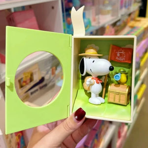 Genuine Miniso Snoopy My Story Theme Series Blind Box Funny Cartoon Model Garage Kit Surprise Toy Trendy Play Ornament Gift